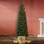 7.5' Lighted Artificial Spruce Christmas Tree