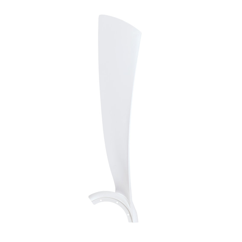 Wrap Custom 60 inch Indoor/Outdoor Ceiling Fan Blade Set of 3 - Matte White, 3.54" H x 8.21" W x 29.99" D