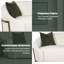 Canapé 74 po avec 2 coussins décoratifs 74 po