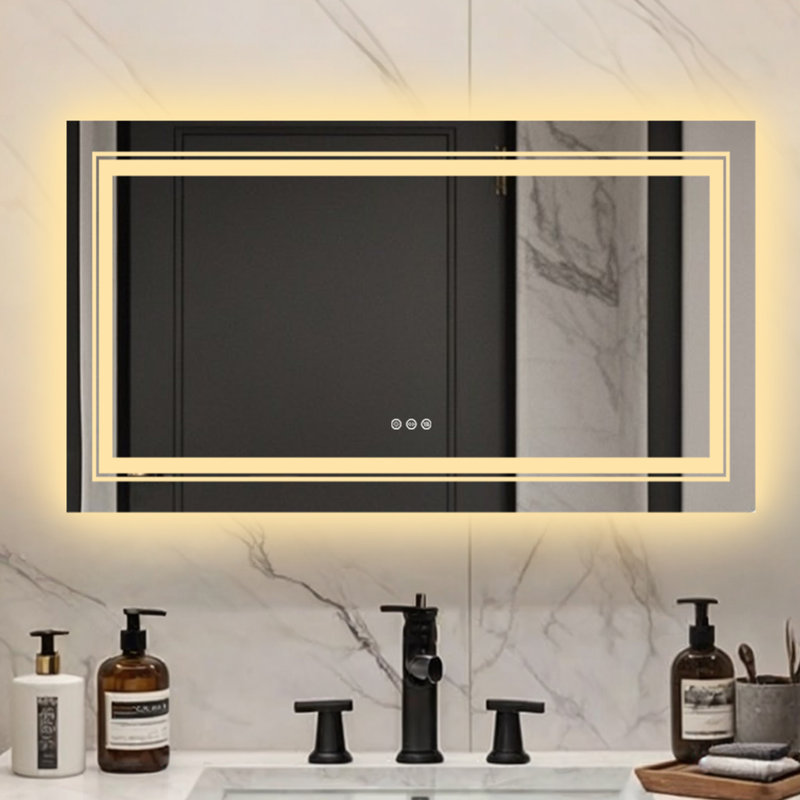 Flat Wall Mirror, 23.6" x 39.5"