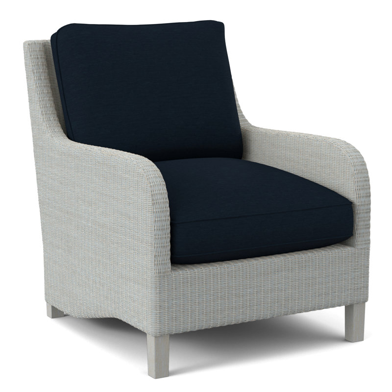 Fauteuil large 29 po Gibraltar, Bisque, Tissu écossais taupe; 0126-73