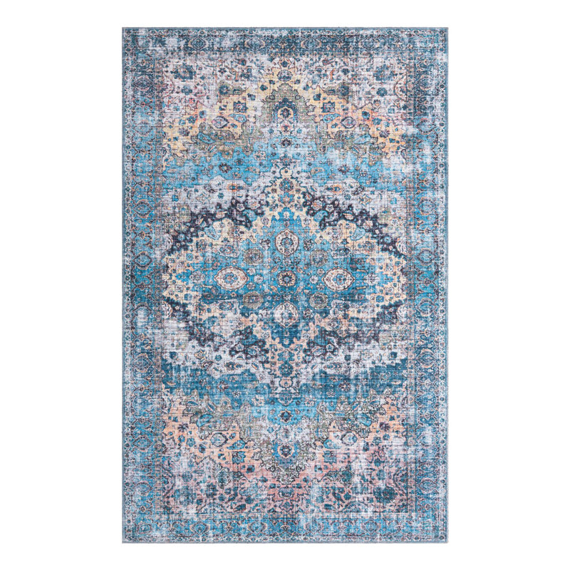 Gutshall Oriental Indoor Rug, Rectangle 5'11" x 9'