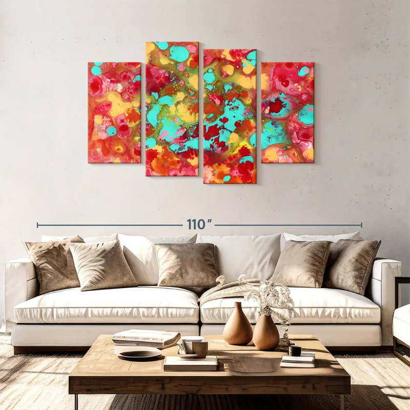 La vache a sauté par-dessus la lune, H 48 po x l 75 po