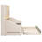 Twin Size Upholstered Daybed In Beige, Built - Armrest Led Lighting, Shelves And Cabinets, Pull Out Trundle, Soft Fabric For A Warm Cozy Bed Beige With Frame, Illumination, Storage Decor, Lift Up