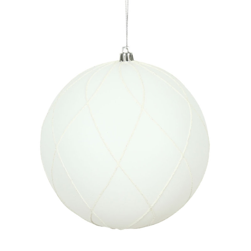 Décoration de boule décorative des Fêtes, Blanc