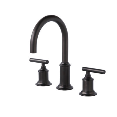 Widespread 2-handle Bathroom Faucet with Drain Assembly