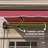 10' X 8' Retractable Awning, Patio Awnings, Sunshade Shelter W/ Manual Crank Handle, UV & Water - Resistant Fabric And Aluminum Frame-1923889128