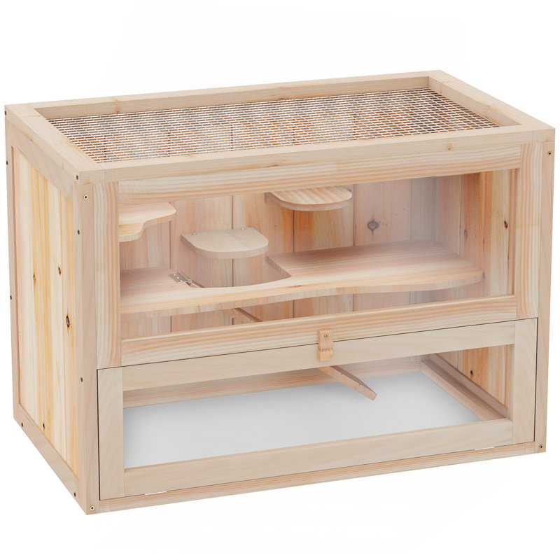 Cage à hamster sur 2 niveaux