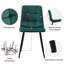 Fabric Upholstered Metal Parsons Chair-320427711