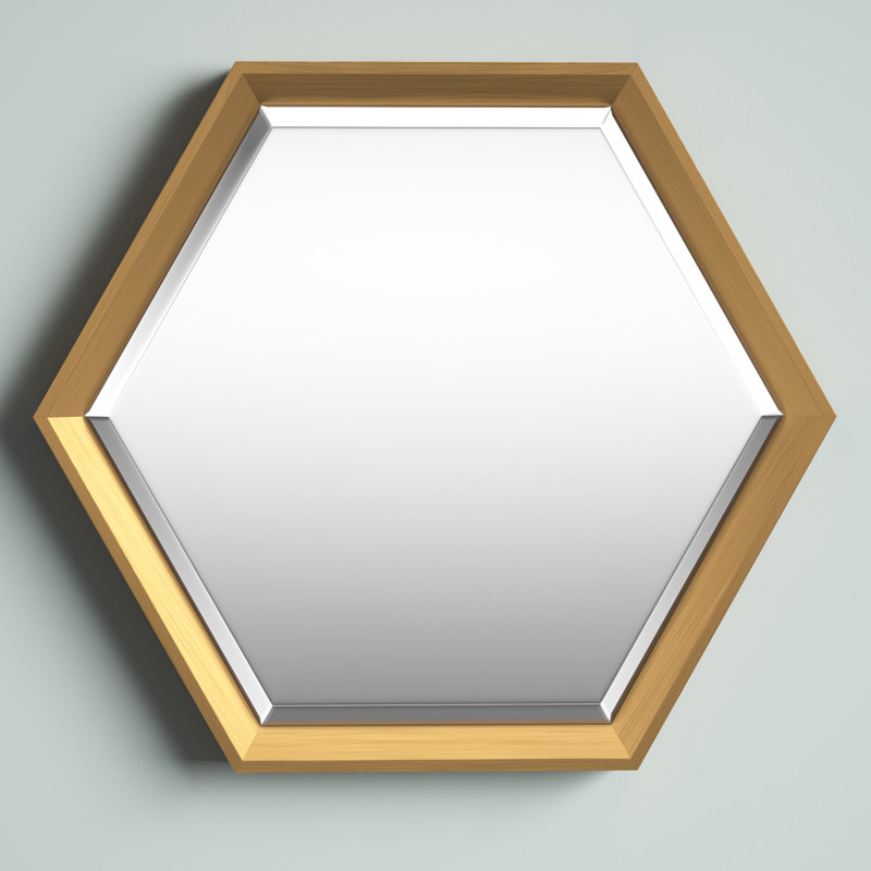 Bensonhurst Flat Mirror, 35" H x 30" W, Gold
