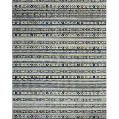 Tapis gris intérieur / extérieur Southwestern