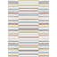 Delia Stripes Modern Light Blue Area Rug-63337169