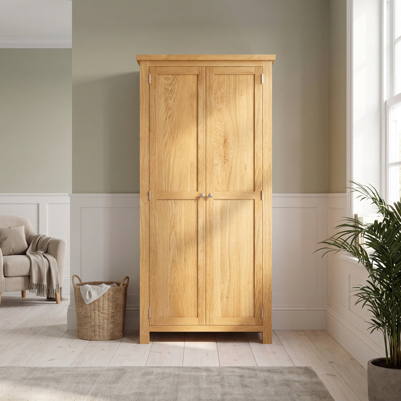 Dover 2 Door Solid Wood Wardrobe