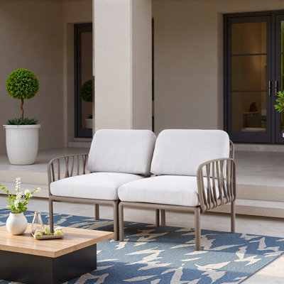 Vaneesha 51.18'' Wide Straight Loveseat with Cushions