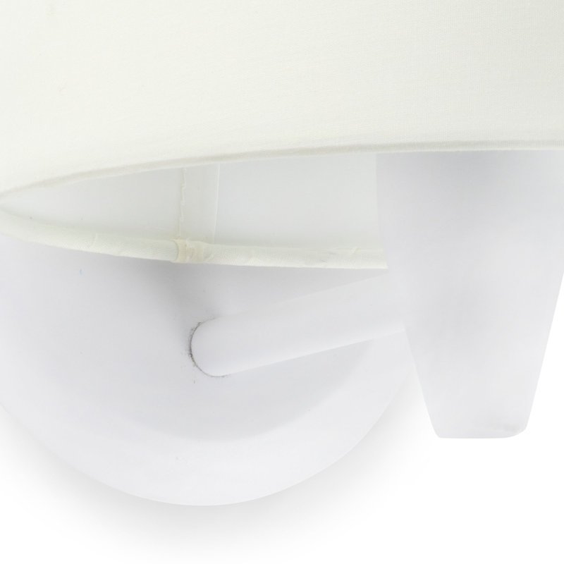 Conga Wall Lamp, Matt White, White