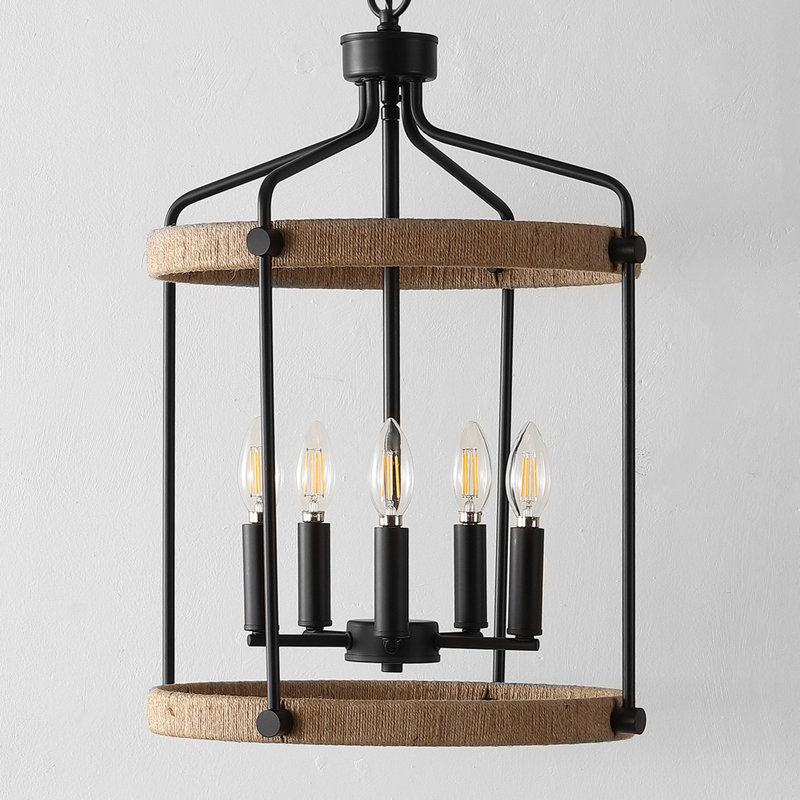 Verser 5 - Light Dimmable Lantern Geometric Chandelier