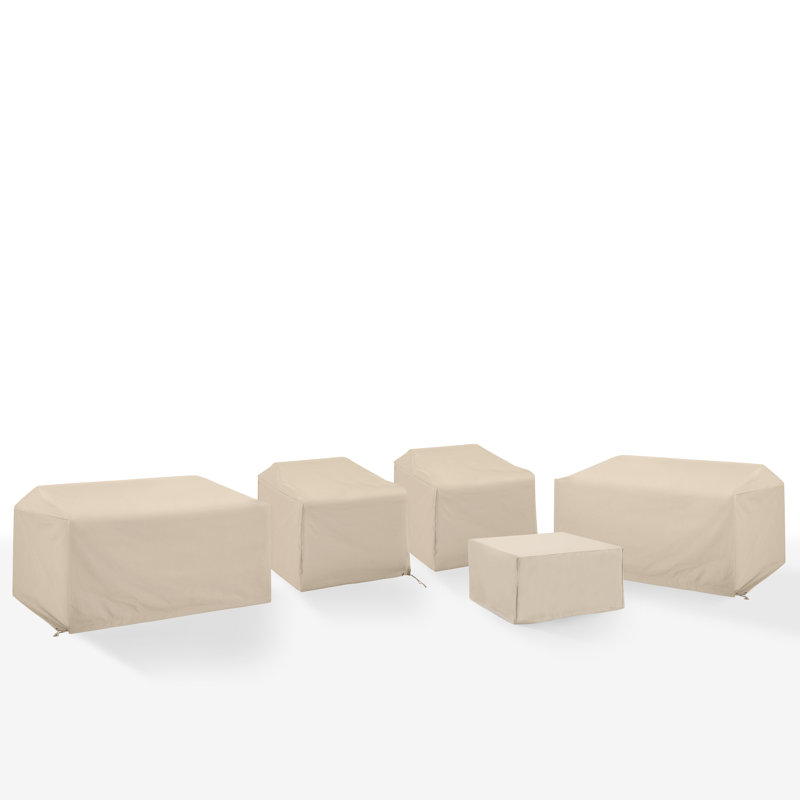 Furniture Covers Outdoor Conversation Set Cover, Tan