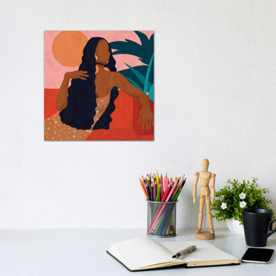 Taraji by Reyna Noriega - Wrapped Canvas Print