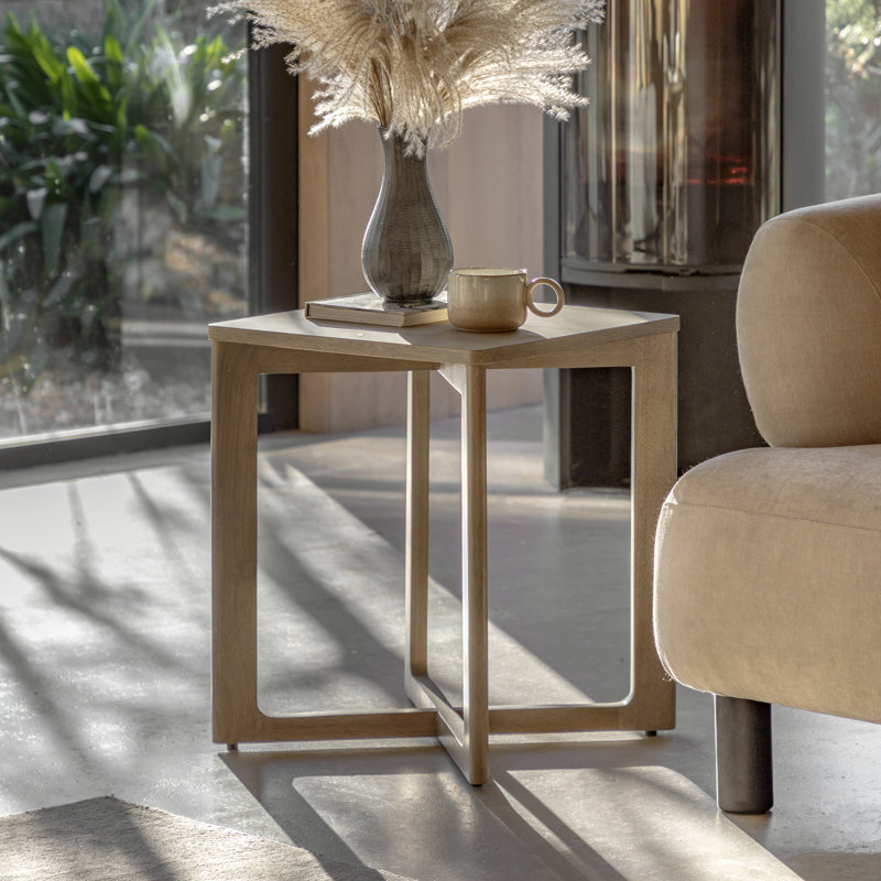 Aynat Cross Legs End Table