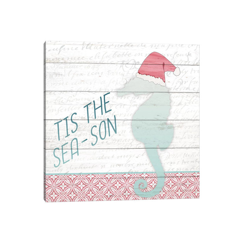 Tis The Sea-Son by Kimberly Allen - Wrapped Canvas Gallery-Wrapped Canvas Giclée, 93.98 cm H x 93.98 cm W