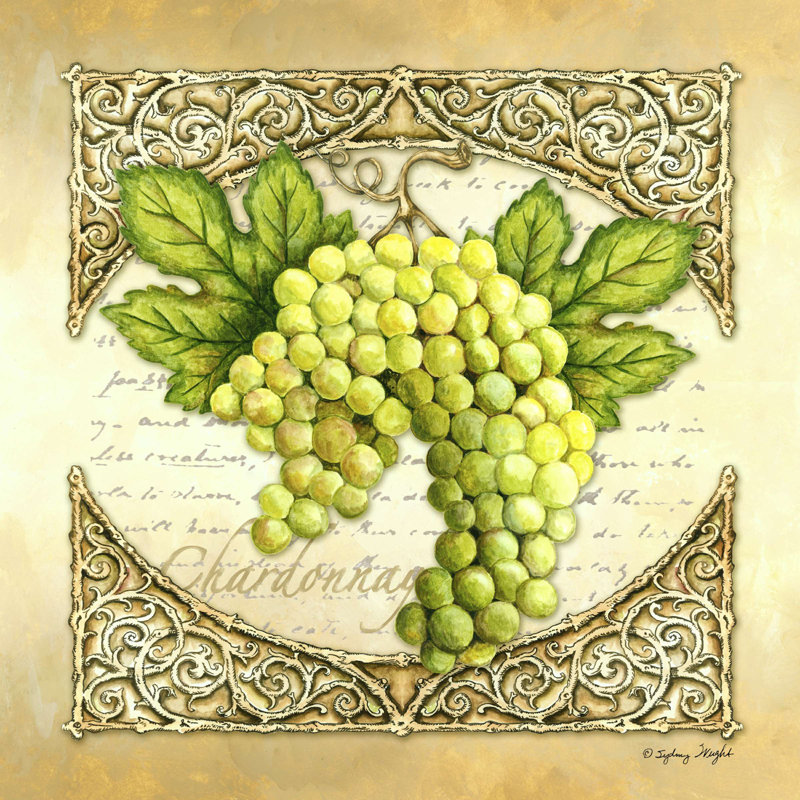 Cépages à vin II, H 12 po x l 12 po