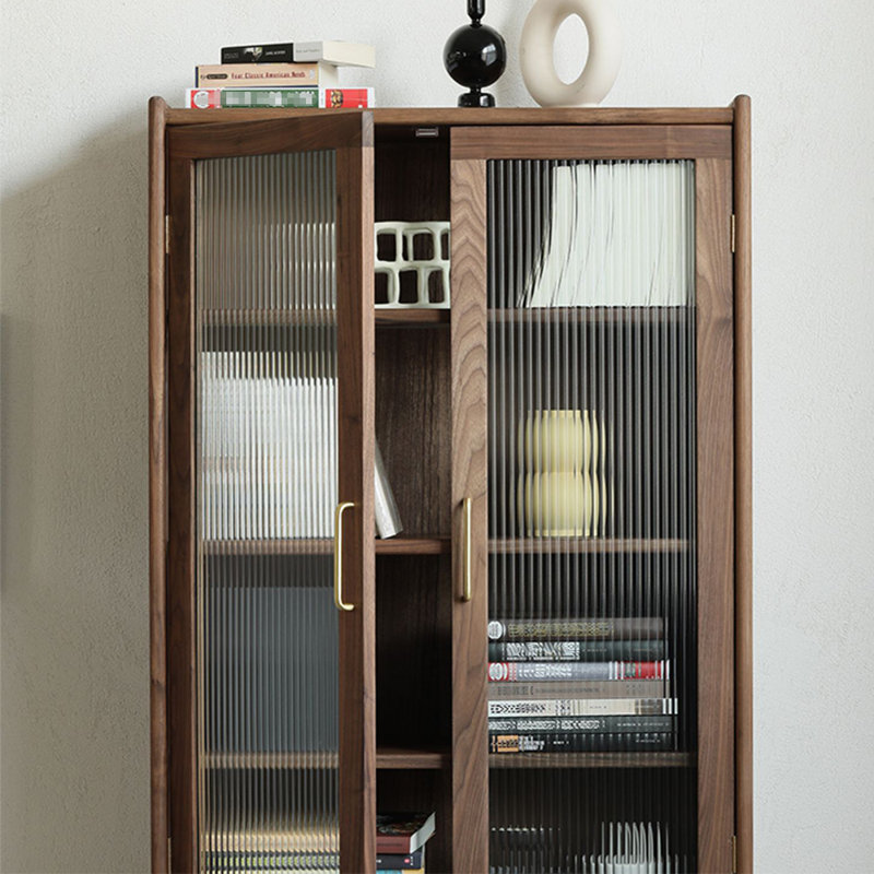Bibliothèque de rangement de style nordique