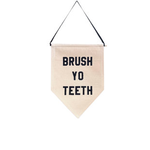 Tenture murale Canvas Brush You T dents