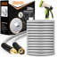 Metal Garden Hose With 10 Function Nozzle-110895104