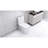 600W Macerating Toilet System For Basement Renovation Project: Dual Flush, 17.25" Comfortable Seat, Soft-Close, 3 Water Inputs, White With Pump: