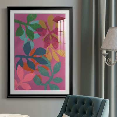 Vivid Stems V - peinture encadrée