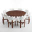 Ensemble de 8 chaises en bois-2082687206