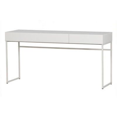Bianchina Solid Wood Steel Writing Desk