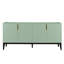 Armoire de rangement Buffet avec 4 portes pour le couloir, le vestibule, le salon et la tablette réglable