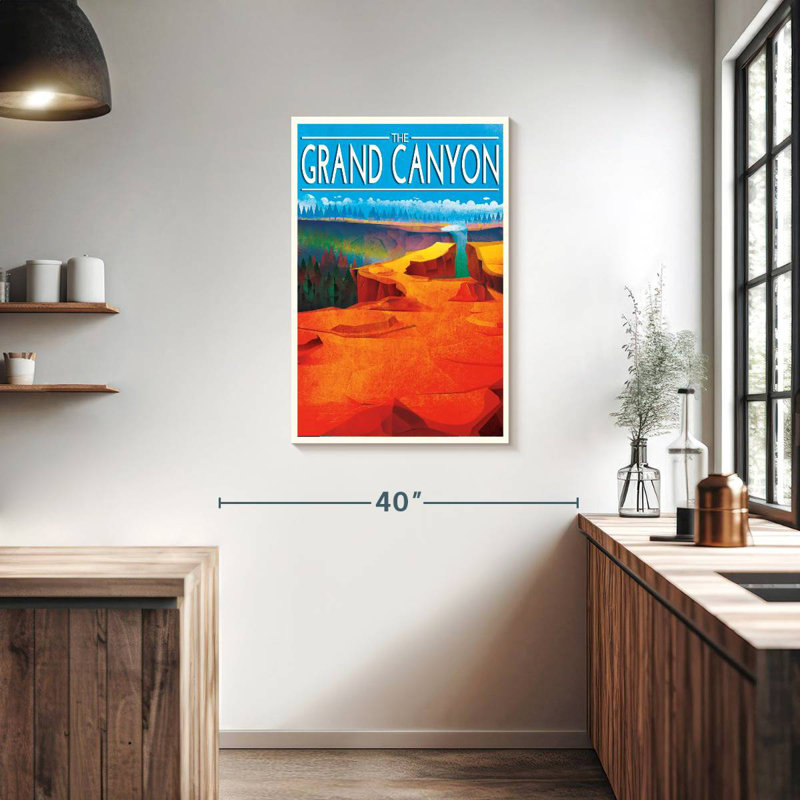 Le Grand Canyon, H 36 po x l 24 po