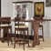 Tosha Swivel Counter Stool with Solid Wood Frame