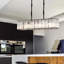 Lustre européen en cristal clair