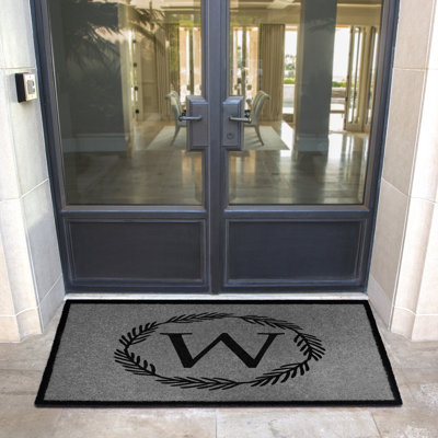 Tapis d'entrée antidérapant Gabrien 2 po x 3 po