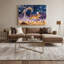 Vie sauvage, art mural sur toile gris Jerboa-1716179479
