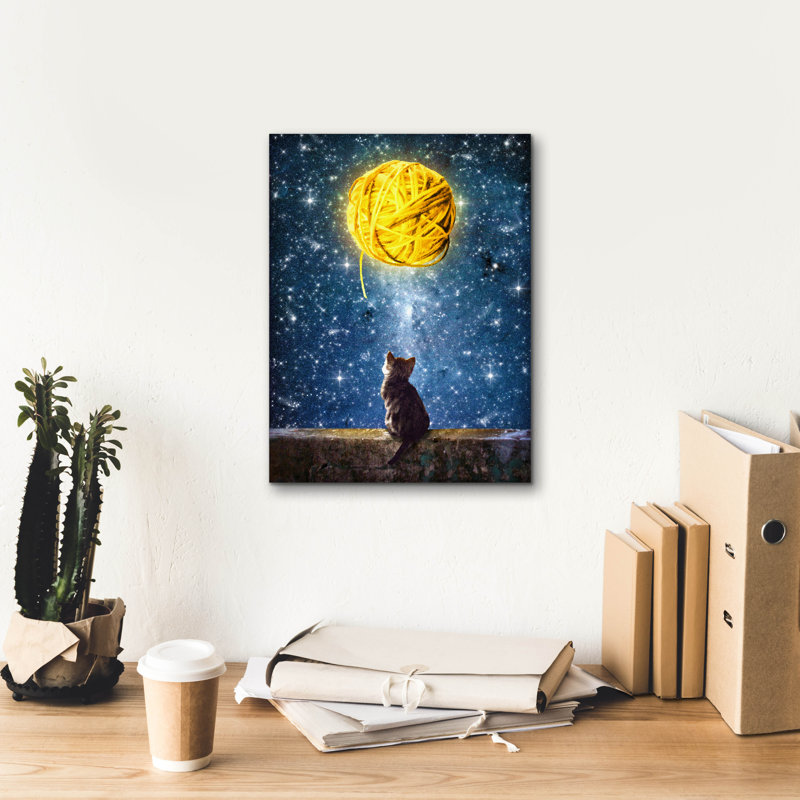 «A Yarn Of Moon» par Diogo Verissimo, H 16 po x l 12 po x P 0,75 po