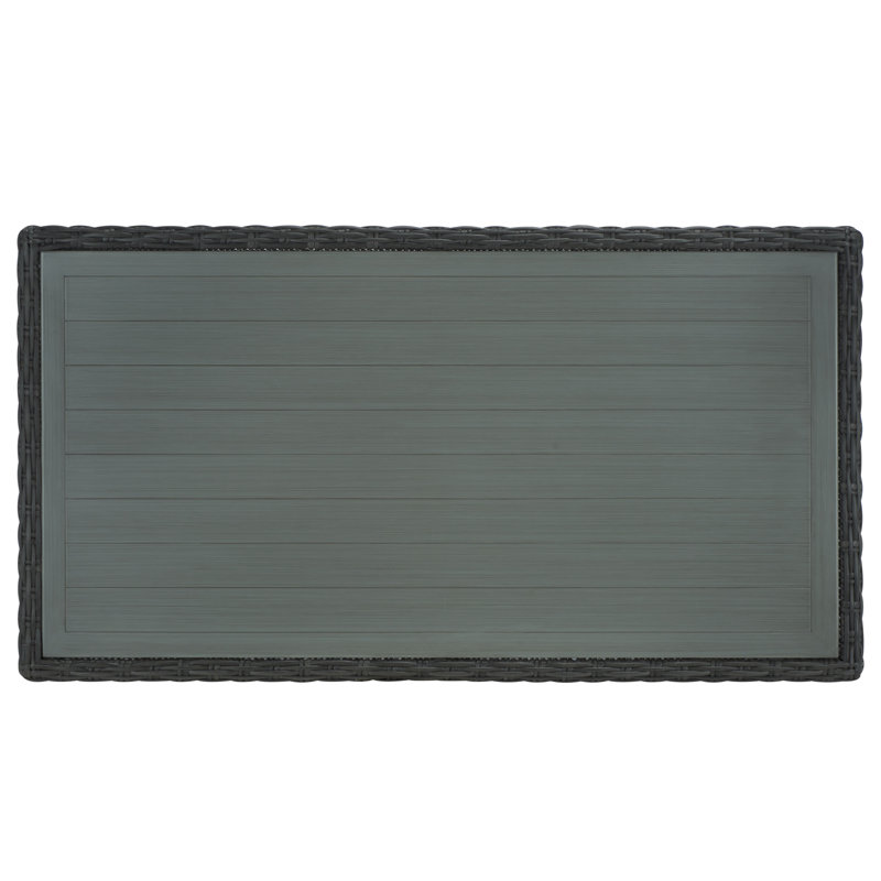 Margarita Outdoor Coffee Table, Dark Gray