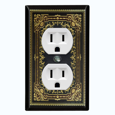 Victorian Vintage 1-Gang Toggle Light Switch Wall Plate