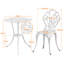 3 Piece Patio Bistro Table Set with Umbrella Hole-521364362