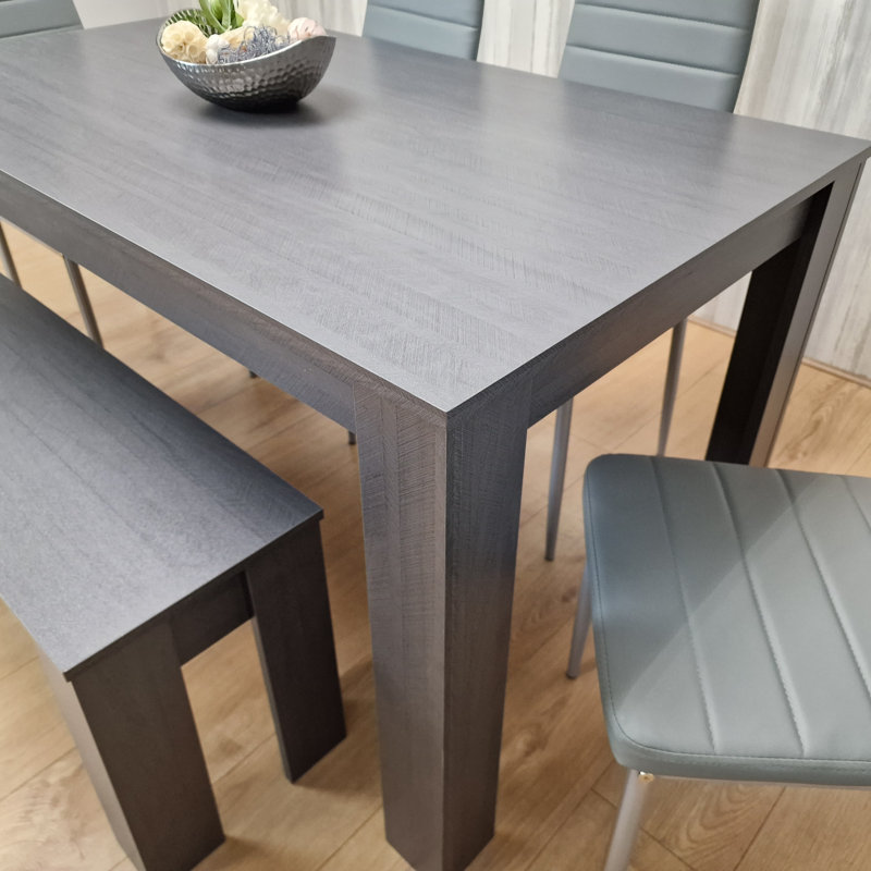 Miori Dining Set, 75 H x 117 L x 77 W cm