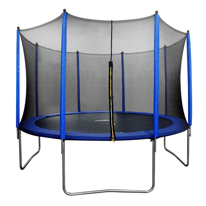 Dellonda 365.8cm Round Backyard Trampoline with Safety Enclosure