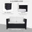 130cm Wide Rectangle Wicker Loveseat with Cushions-39891240