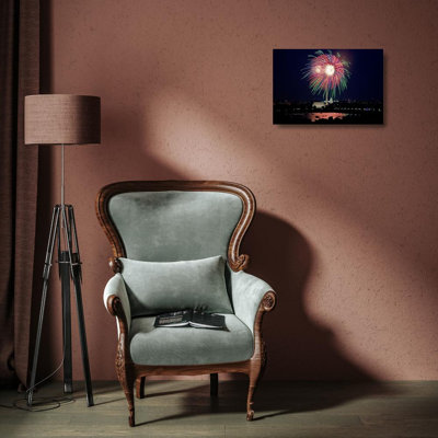 «Red Barrel Studio® Highsmith», galerie d'art sur toile tendue Carol, titre: 4 juillet, feux d'artifice, Washington, D.C. 463232