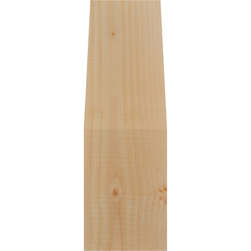 Genouillère Balboa, Sapin de Douglas, Lisse, H 18 po x l 5,5 po x P 6 po