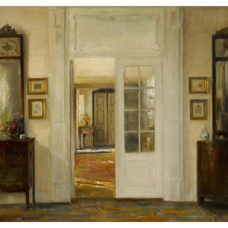 "Interior Light" par Carl Holsøe - Art mural sur toile tendue avec châssis, H 48 po x l 33 po