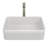Mocoloo 19" L x 15''W Ceramic Bathroom Sink Rectangular Vessel Sink with Faucet-68835985