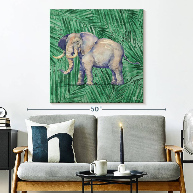 Crowle Emerald Veld Palms IV, H 33 po x l 33 po